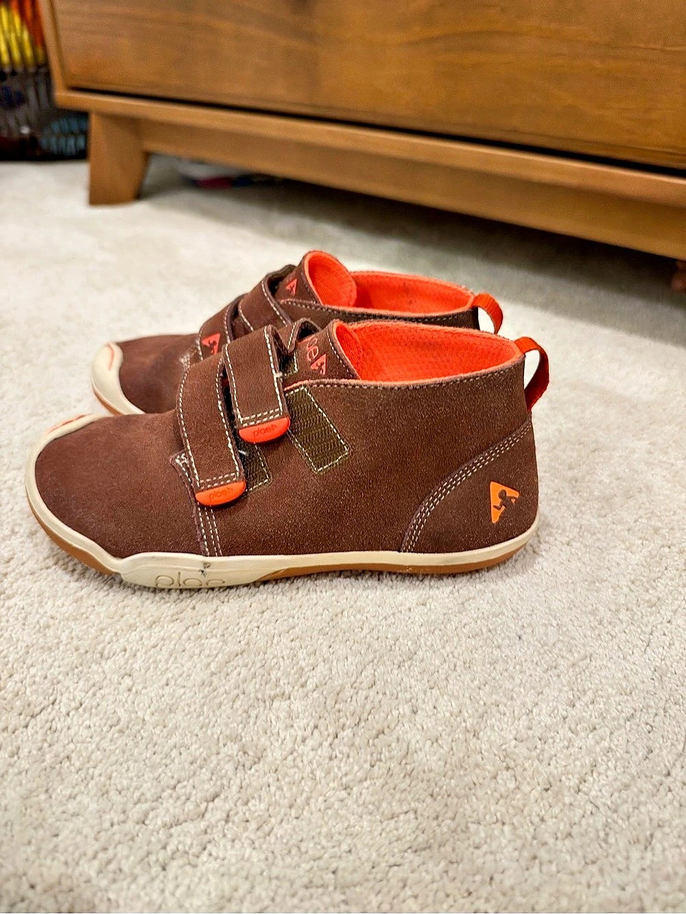 Plae Lou Suede High Top Sneakers Brown US 2